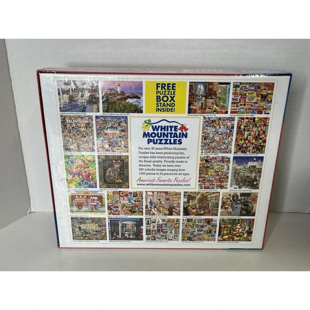 Presidential Stamps Puzzle 1000 pieces White Mountain Puzzles NEW